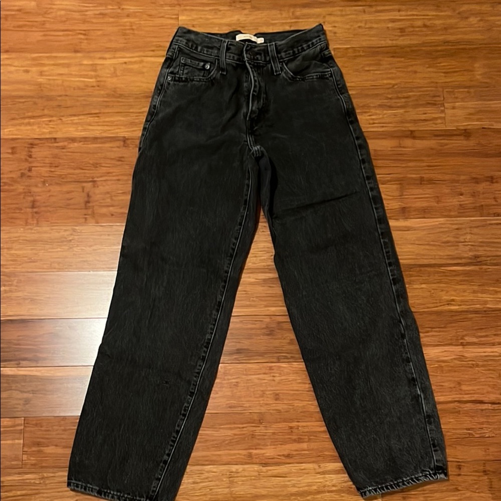 Levi’s premium Women’s Baggy Dad Black Jeans